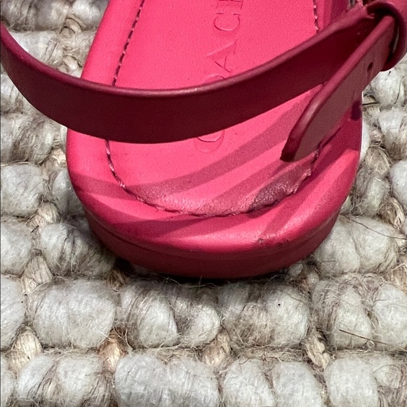 Pink Coach Jaci leather Sandals - Picture 8 of 10